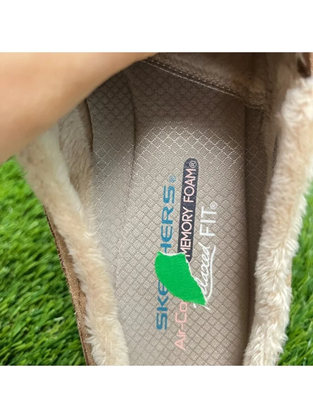 Skechers Easy Going Latte Clog Womens Size 10 Tan Casual Comfort Mule Shoes